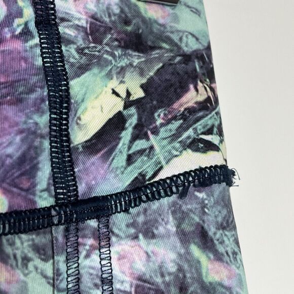 Lululemon Run Inspire Crop Iridescent Multi Womens Size 2 Capri Cropped Abstract - Picture 4 of 11